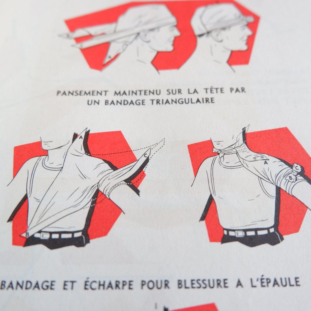 Principes de secourisme - Vintage 1955